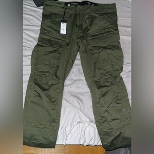 G-STAR GREEN CARGO PANTS